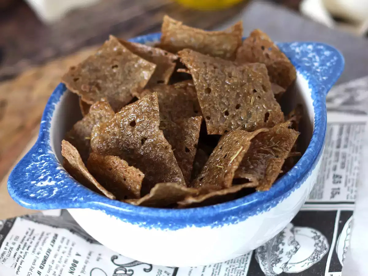 Recept Chips av bovetepannkaka: perfekt som aperitif!