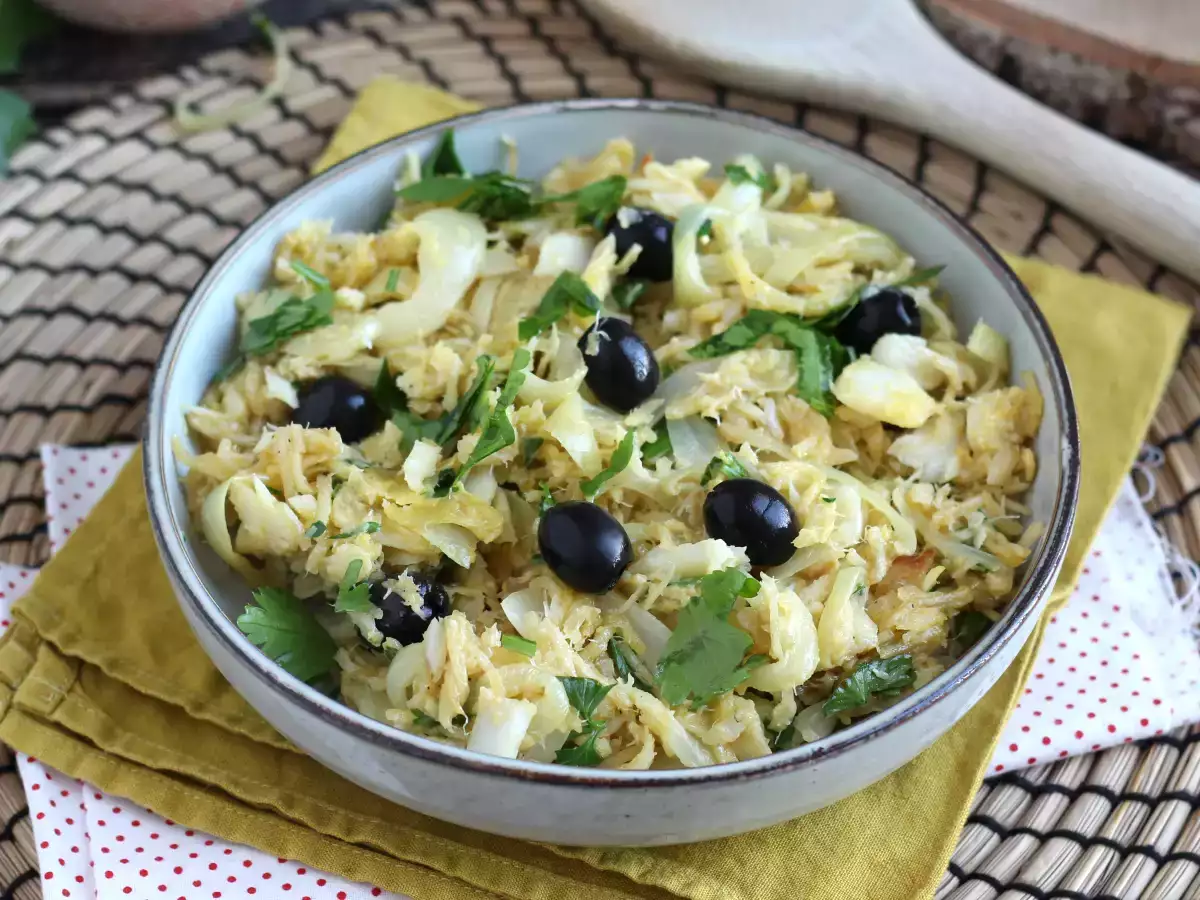 Recept Bacalhau à brás från petitchef