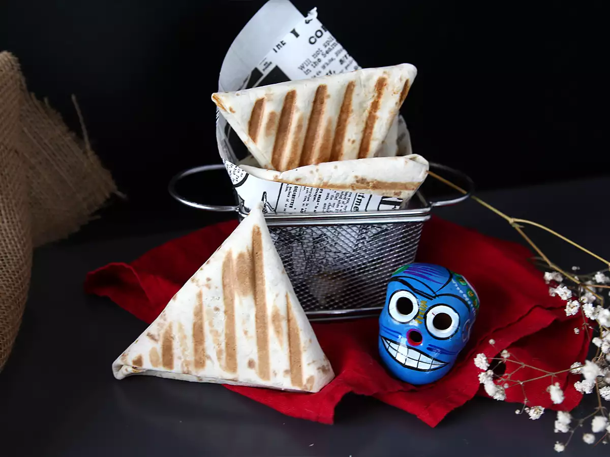 Recept Tacos med samoussas med köttfärs