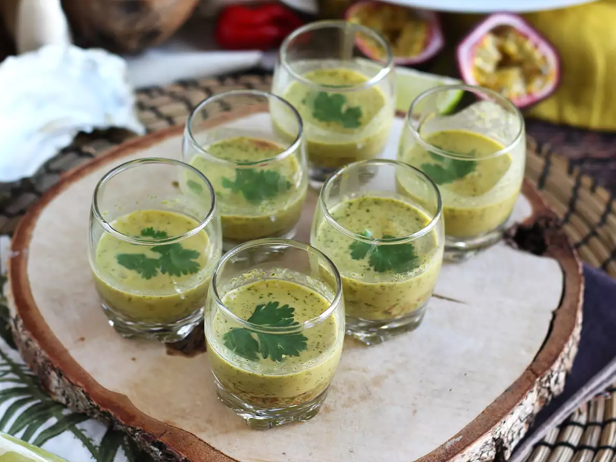 Recept Ceviche av ostron: leche de tigre och passionsfrukt