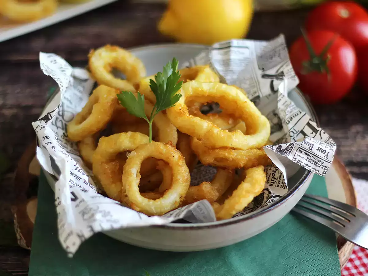 Recept Calamares a la romana - panerad bläckfisk