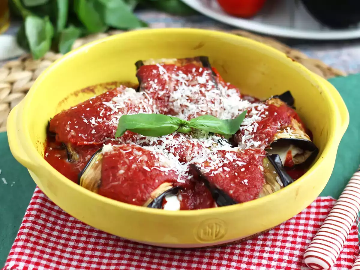 Recept Rullar med aubergine parmigiana
