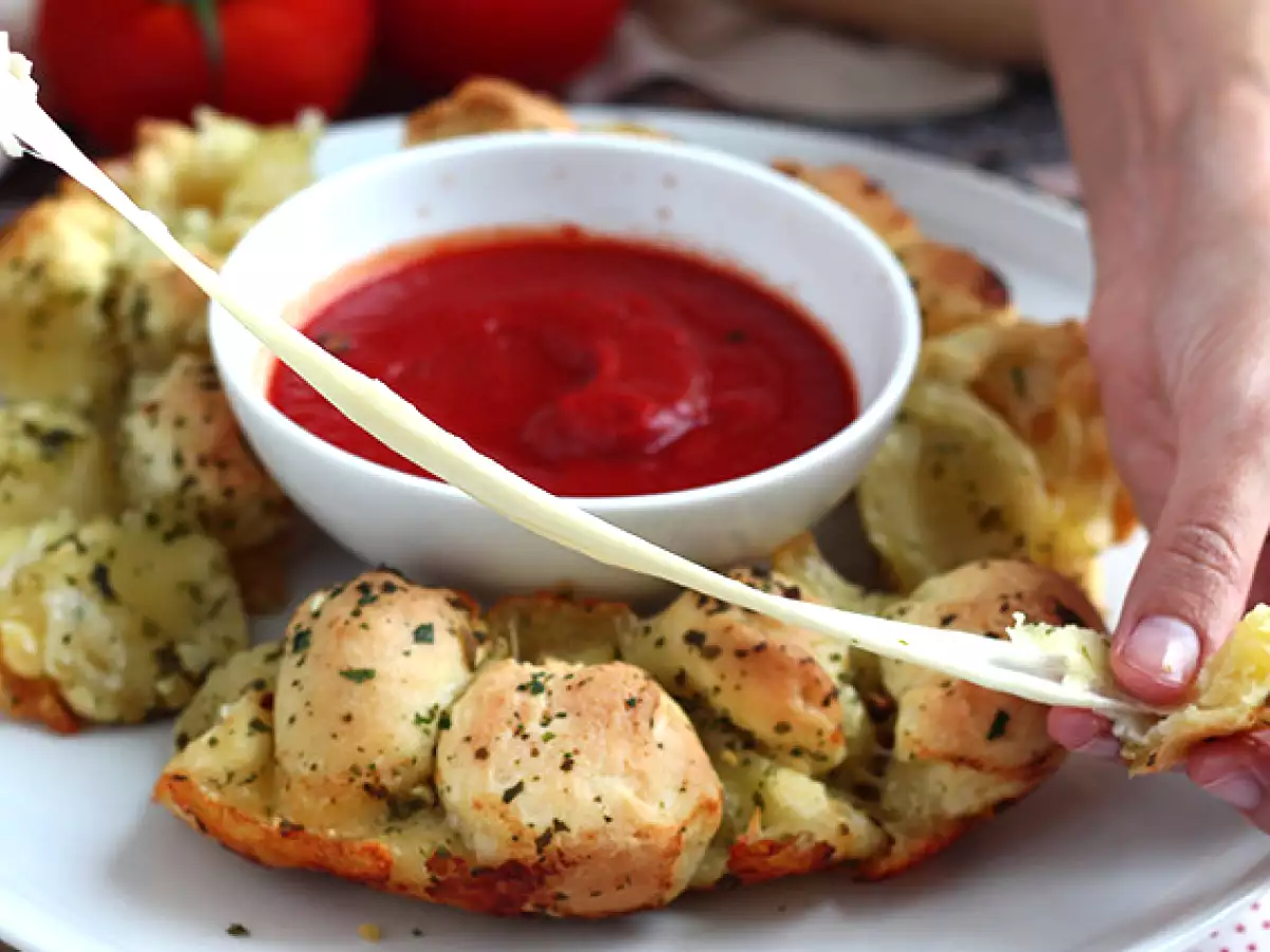 Recept Mozzarellafylld pizzakrona