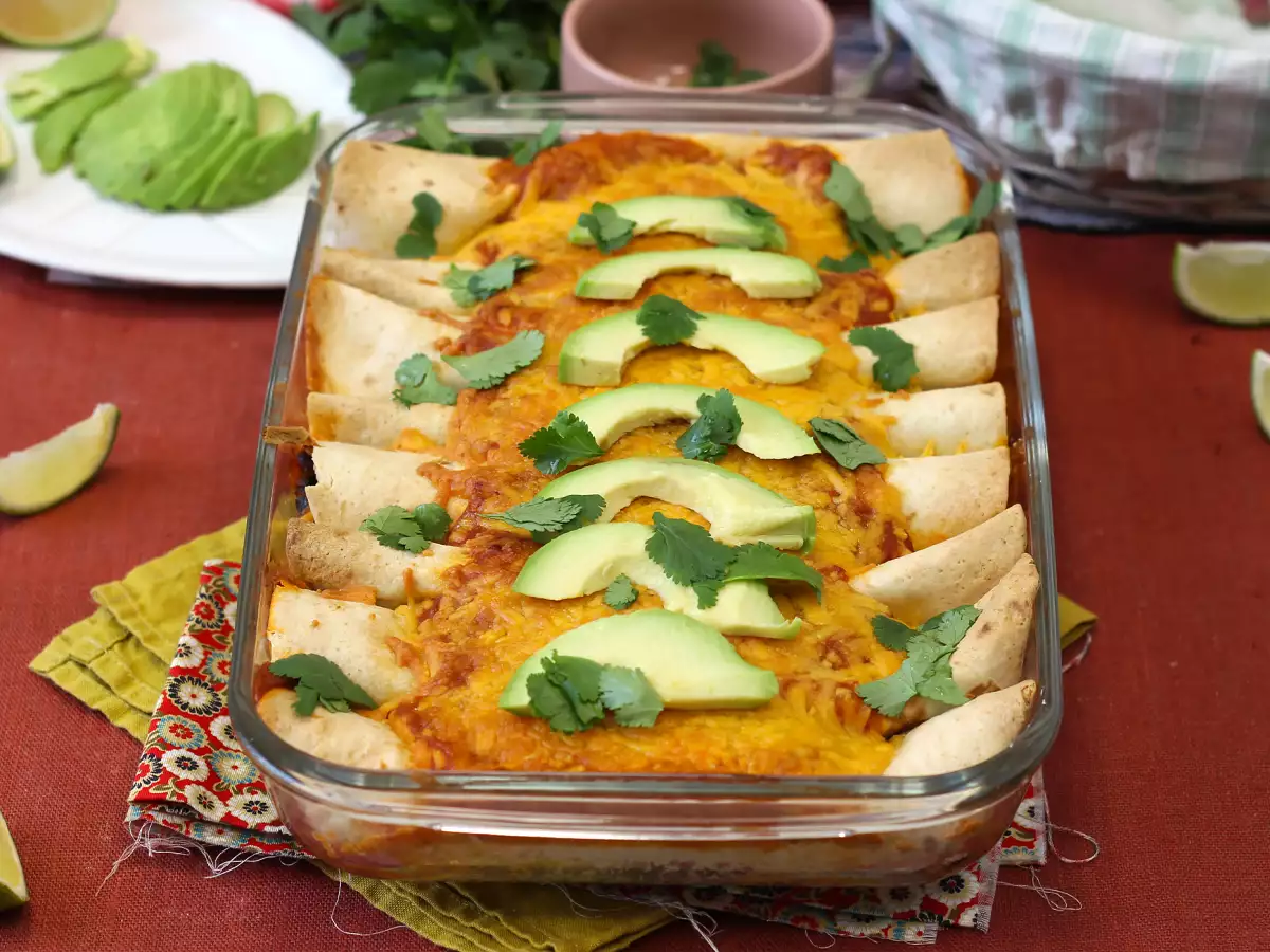 Recept Vegetariska enchiladas