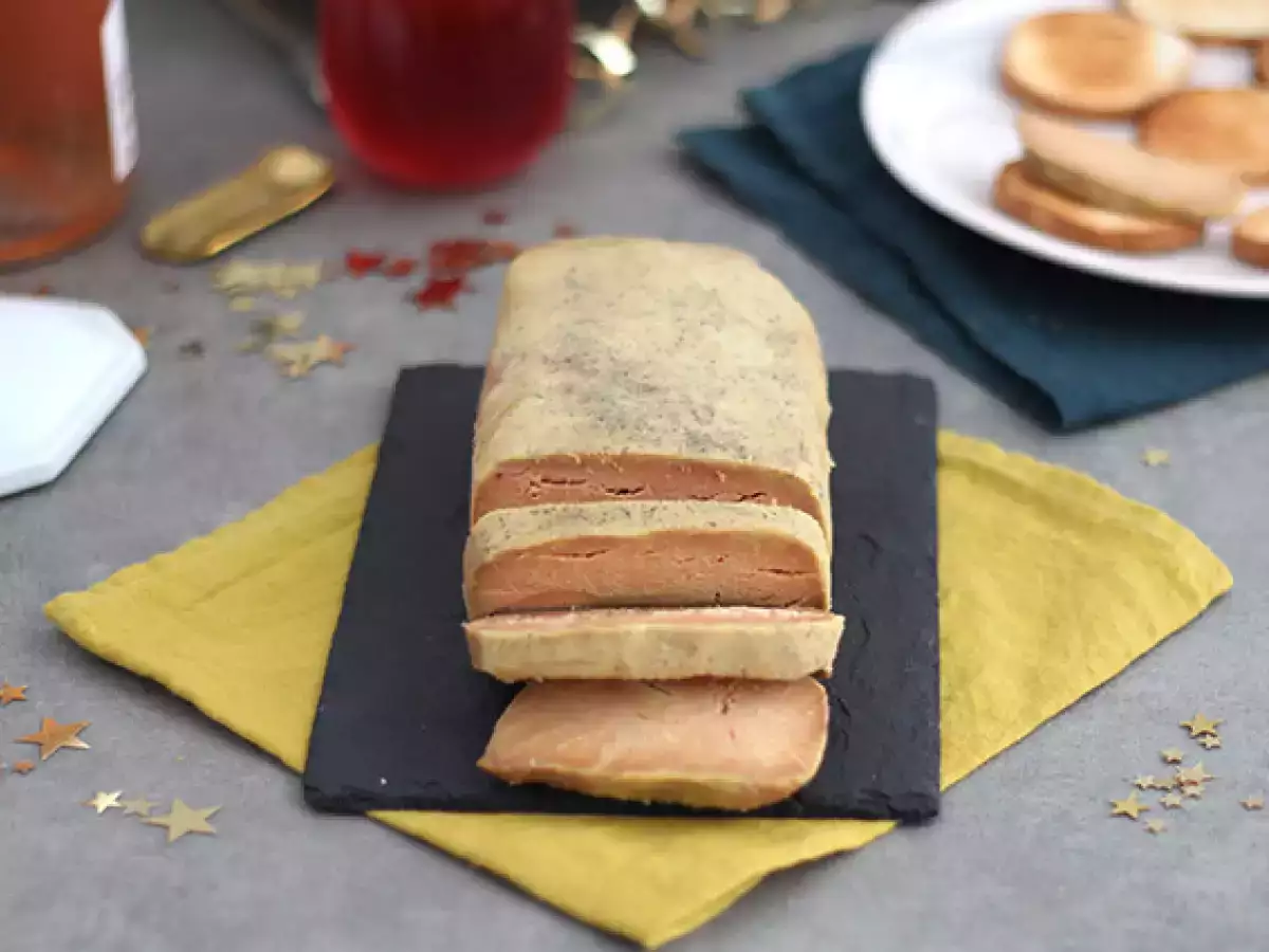Recept Foie gras tillagad i salt