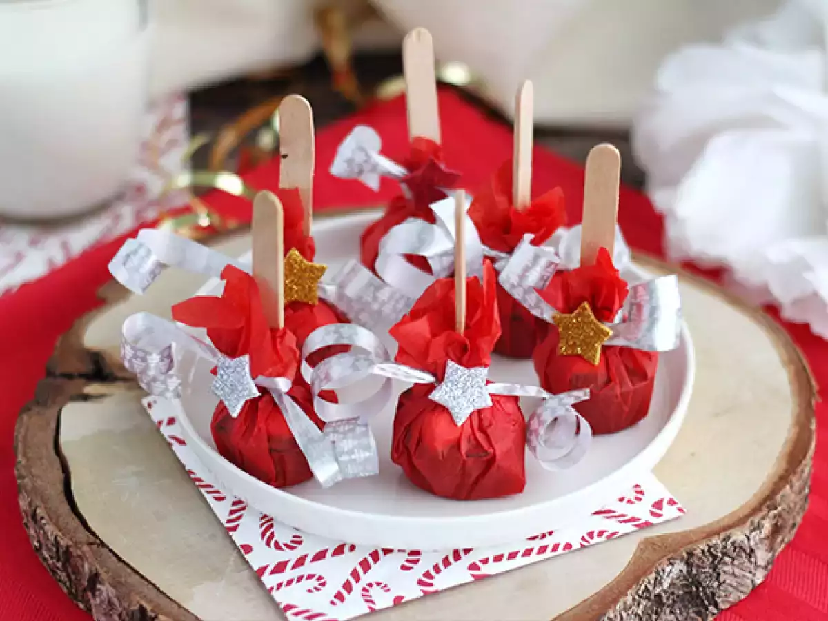 Recept Klubbor med varm choklad: mörk choklad + marshmallow