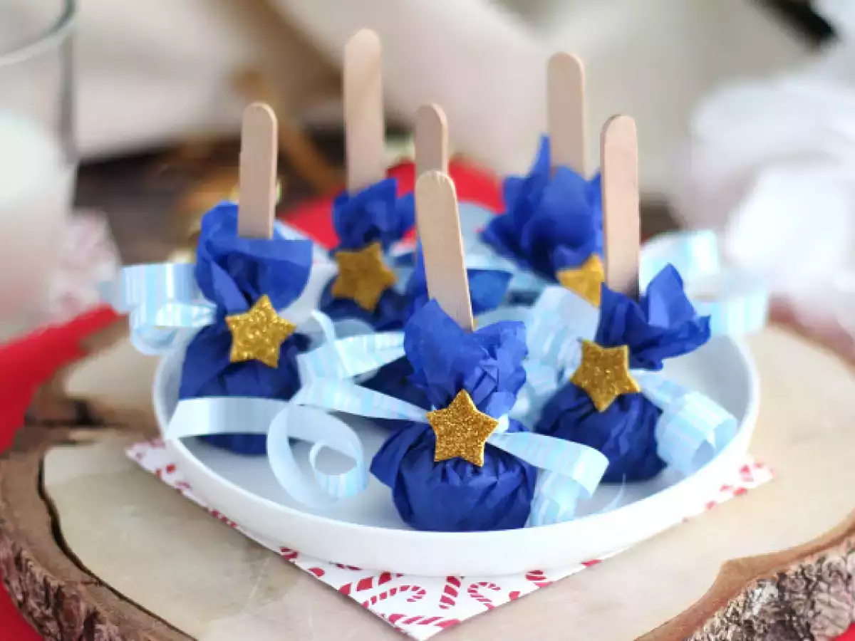 Recept Klubbor med varm choklad: vit choklad + speculoos