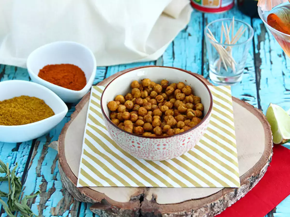 Recept Ugnsrostade kikärtor med curry