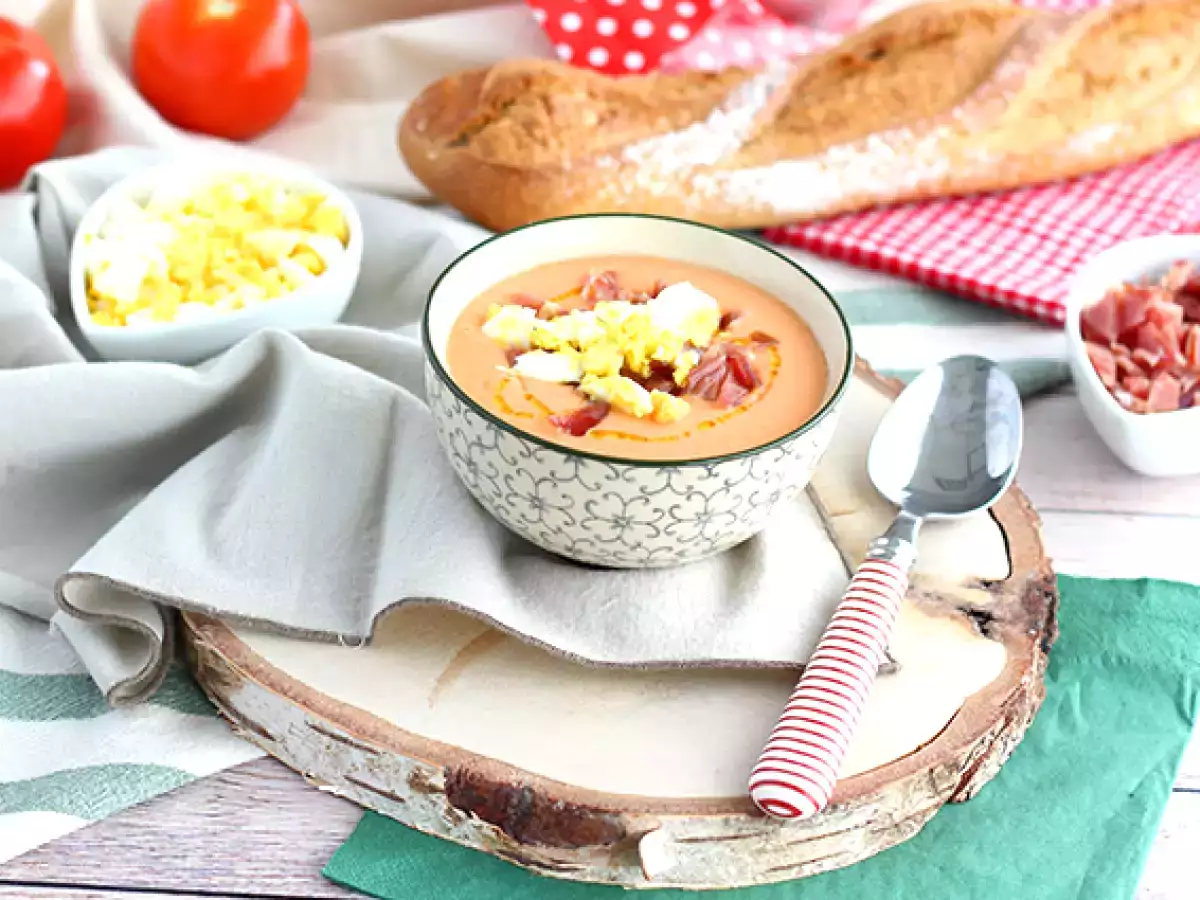 Recept Salmorejo, spansk kall soppa