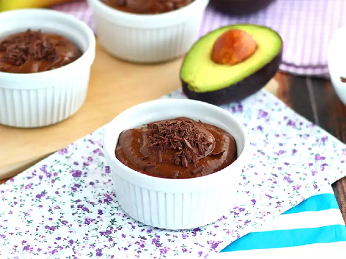 Recept Veganska dessertkrämer - choklad, banan och avokado