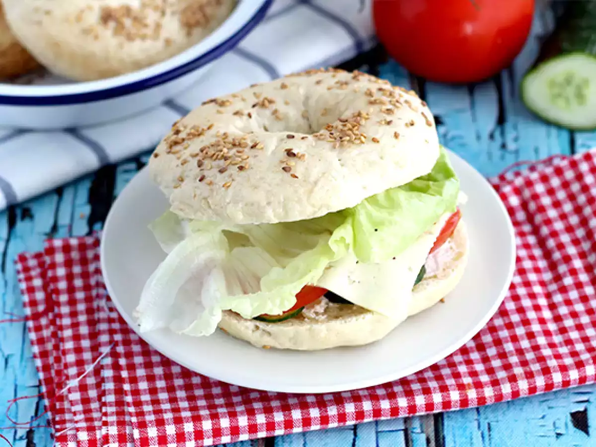 Recept Vegetarisk bagel