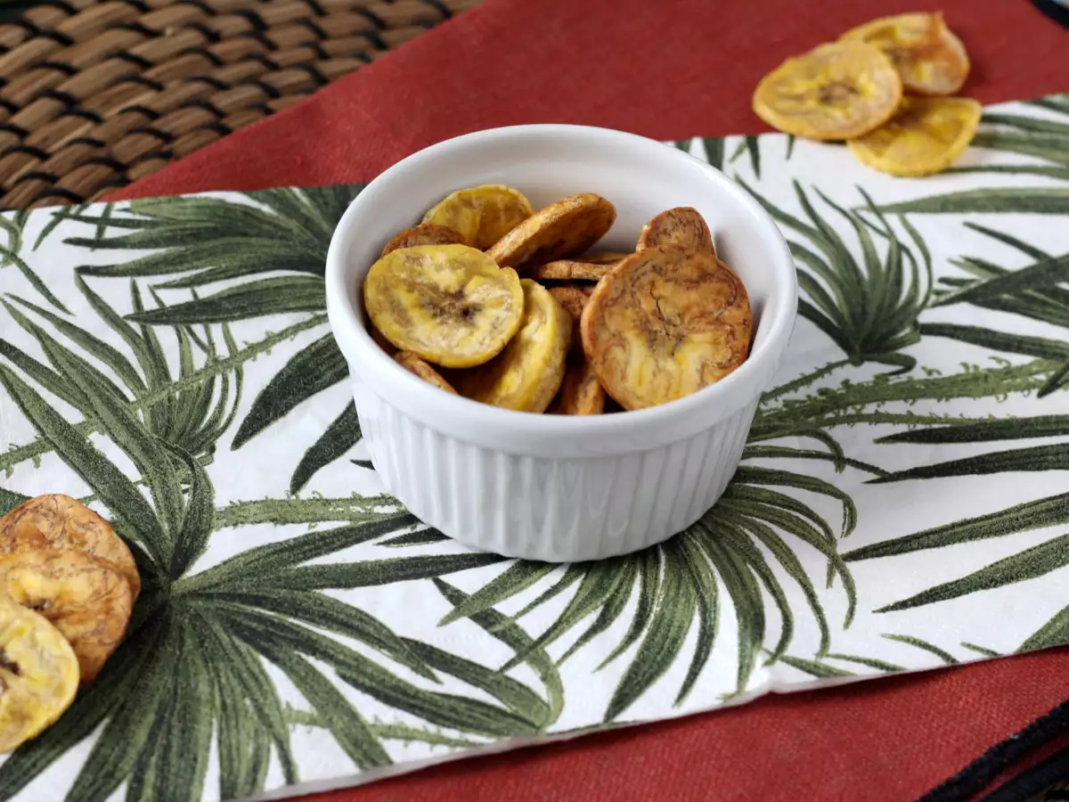 Recept Chips de plátano macho en luftfryser