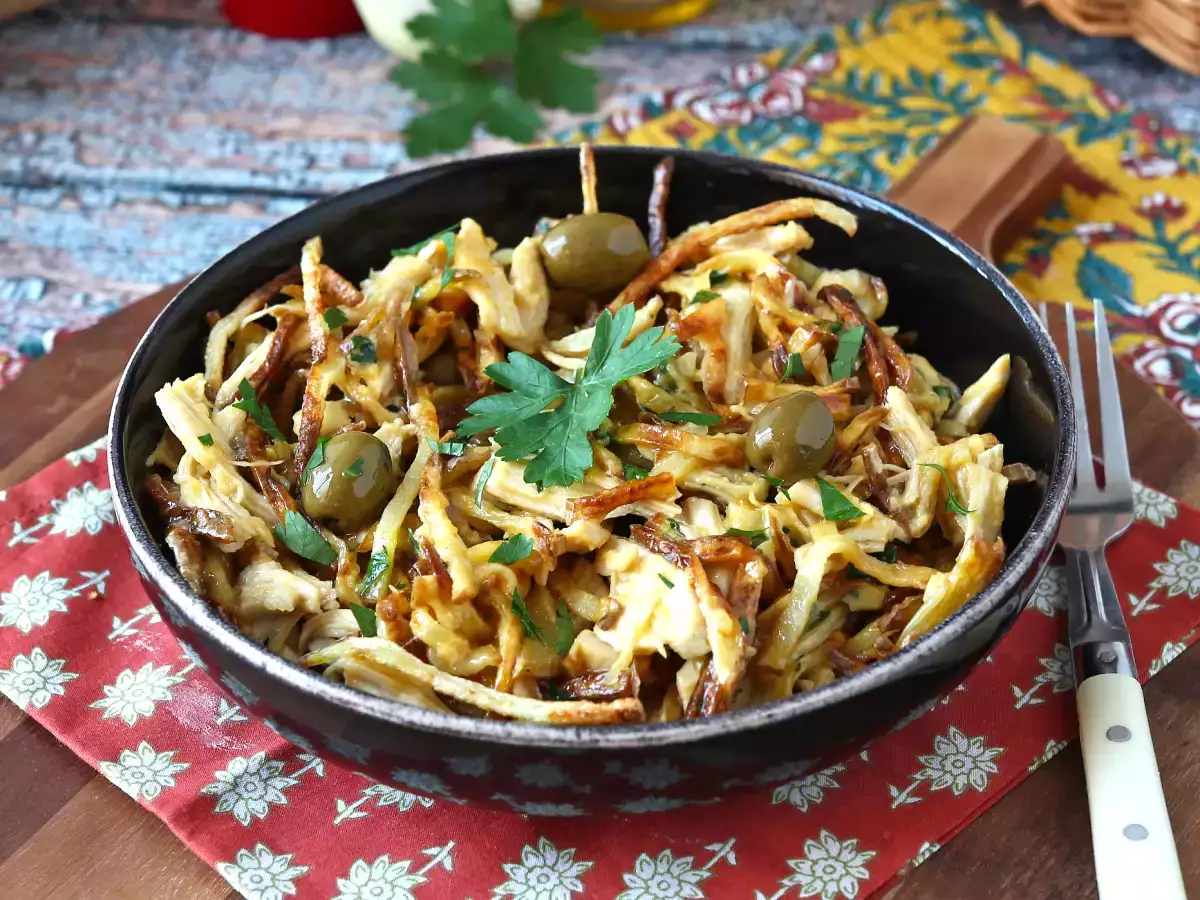 Recept Frango à brás: den perfekta portugisiska rätten för att använda upp kycklingrester