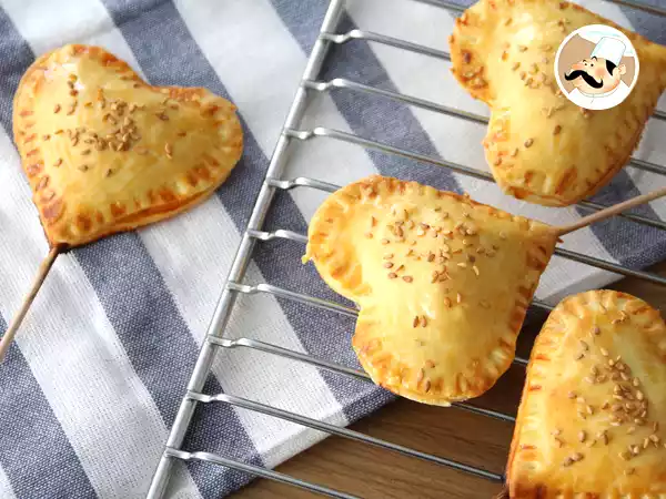 Recept Hjärtformade pie pops för alla hjärtans dag