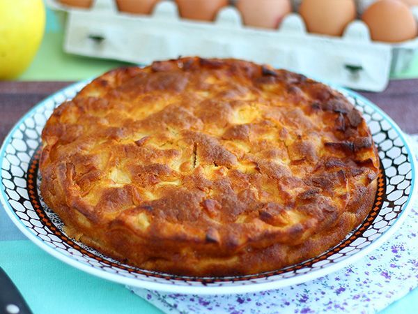 Recept Enkel äppelkaka