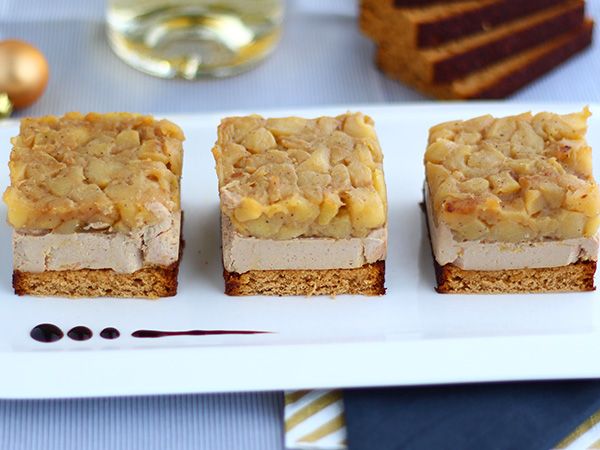 Recept Mini foie gras-tatin