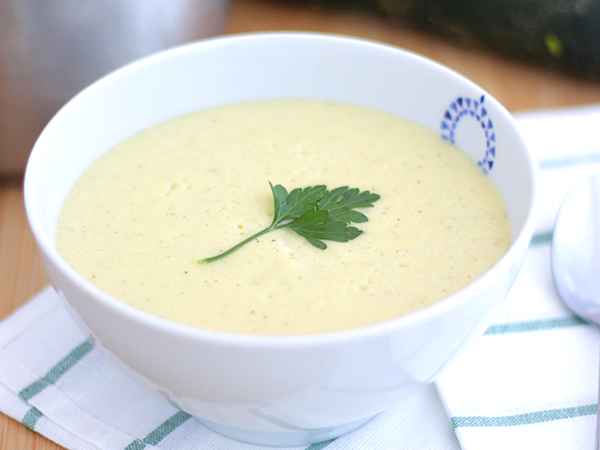 Recept Krämig zucchinisoppa