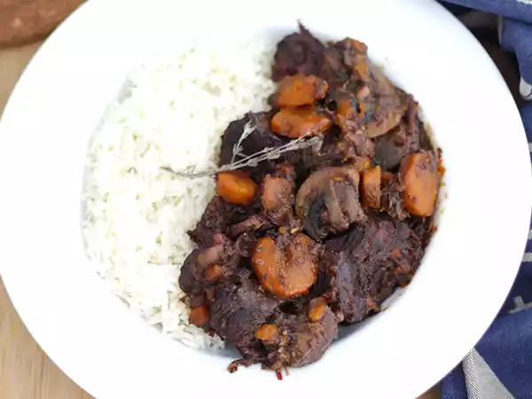 Recept Biff bourguignon