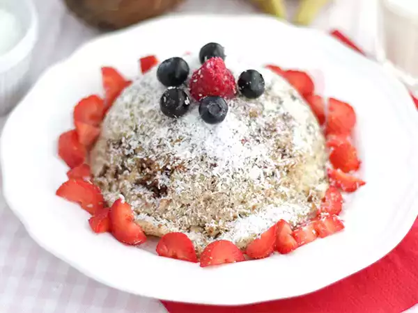 Recept Banan och kokos bowl cake - laktos- och glutenfri