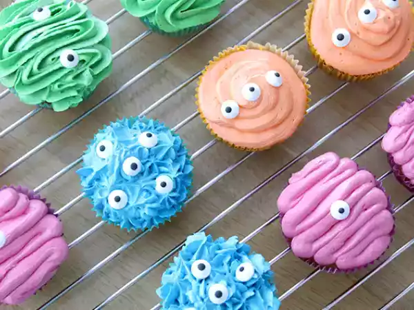 Recept Monstercupcakes till halloween