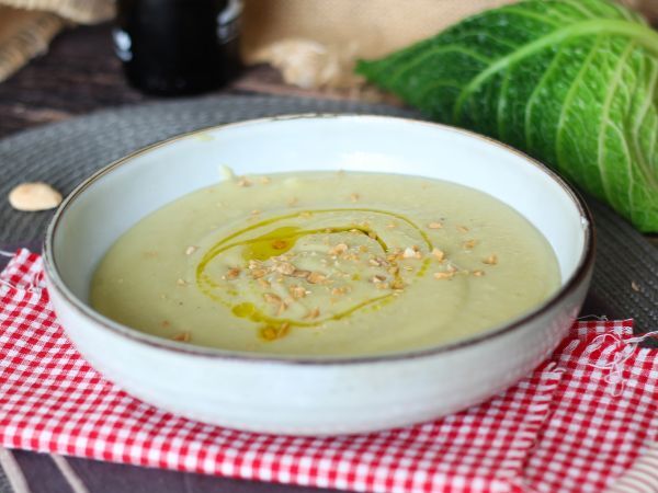 Recept Grönkåls- och potatiskräm i tryckkokare