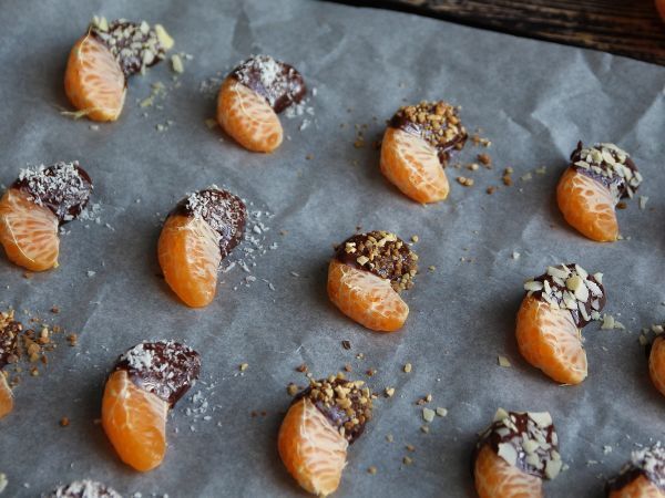 Recept Klementiner med choklad: en snabb dessert som är fräsch och utsökt!