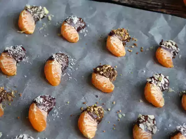 Recept Klementiner med choklad: en snabb dessert som är fräsch och utsökt!