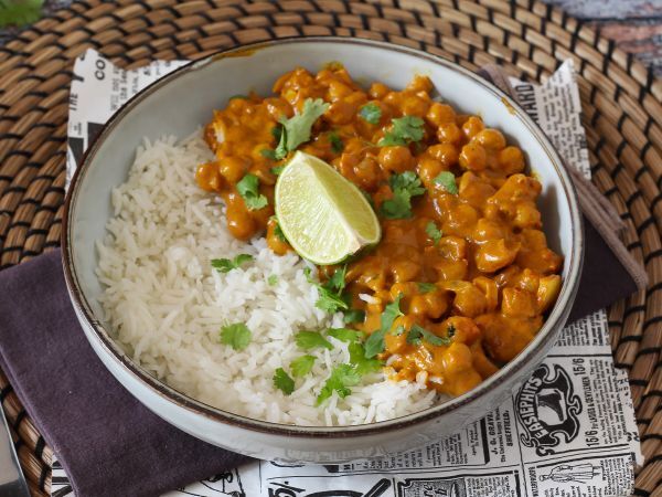 Recept Kikärtscurry, det supergoda veganska receptet