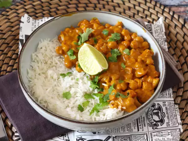 Recept Kikärtscurry, det supergoda veganska receptet