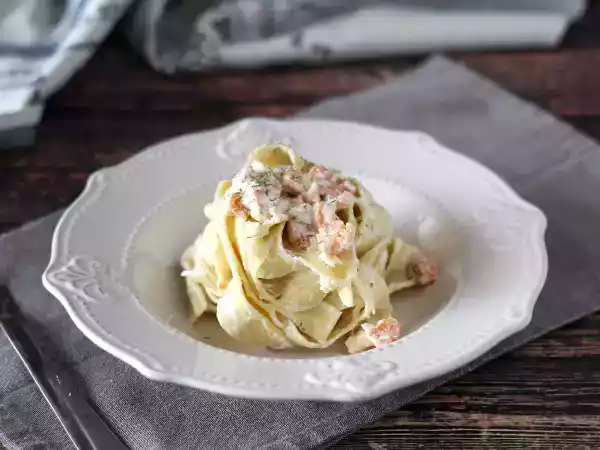 Recept Pasta med lax och ricotta, det krämiga receptet som alla vill prova