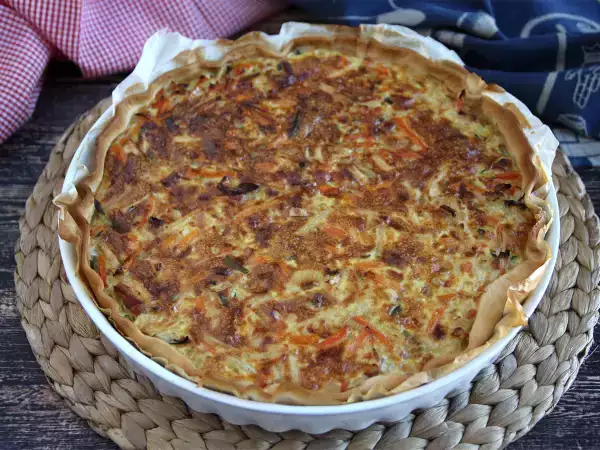 Recept Grönsaks- och baconquiche som alla kommer att älska!