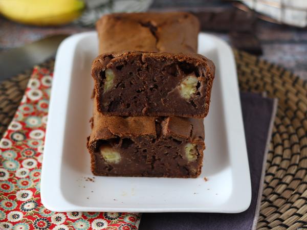 Recept Extra läcker banan- och chokladkaka!