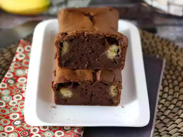 Recept Extra läcker banan- och chokladkaka!