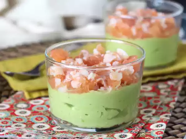 Recept Verriner med färsk avokado, räkor och grapefrukt!