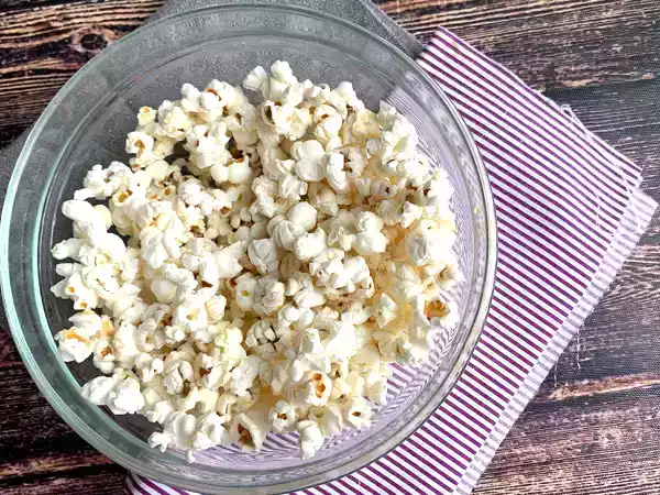 Recept Oljefria popcorn för mikrovågsugn