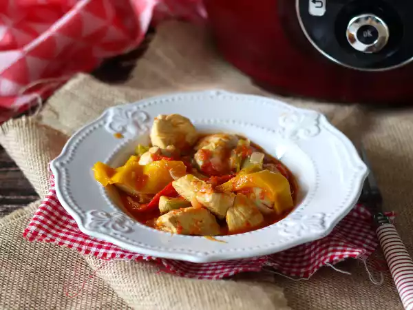 Recept Express baskisk kyckling i cookeo