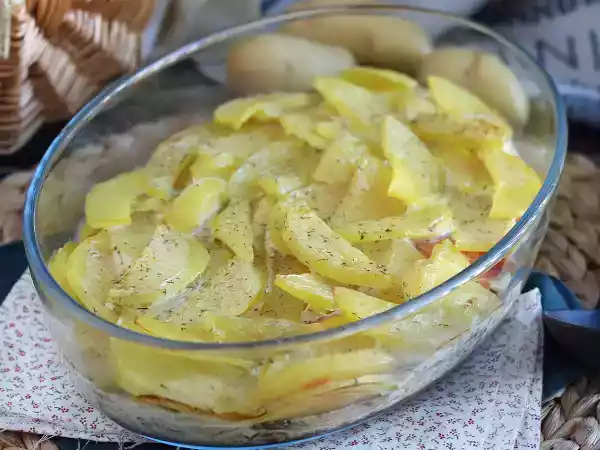 Recept Gratin som alltid lyckas med potatis och rökt lax!
