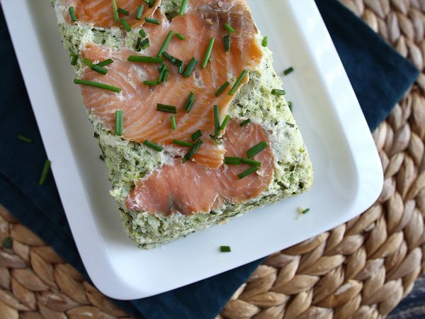 Recept Terrin av zucchini och rökt lax