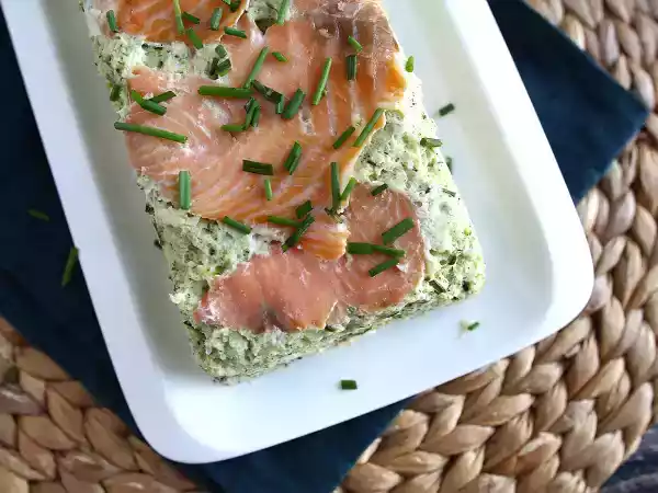 Recept Terrin av zucchini och rökt lax