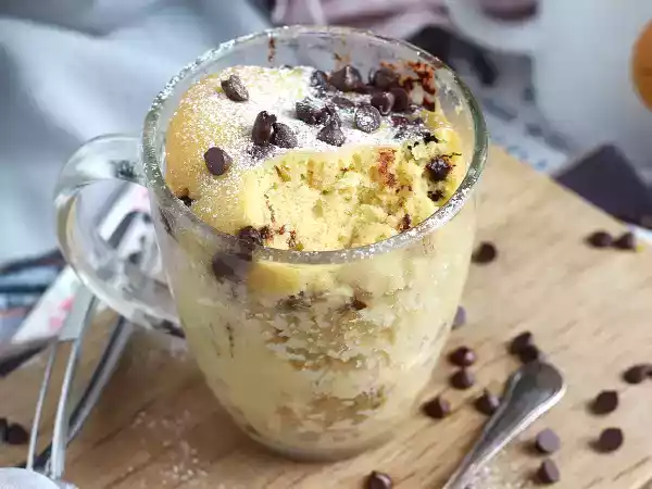 Recept Mug cake-kaka