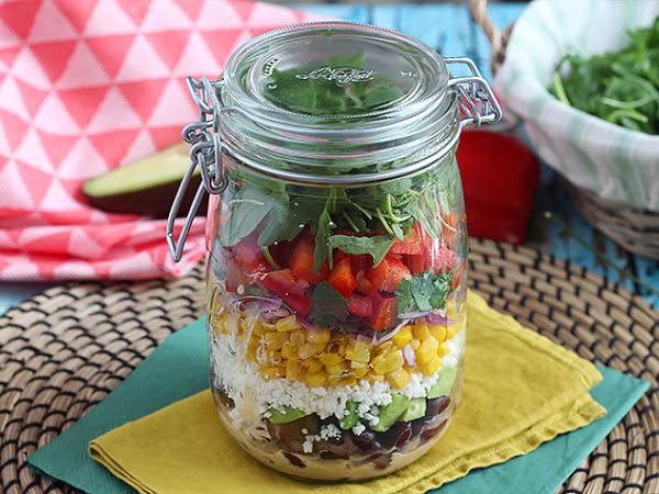 Recept Mexikanska salladsburkar