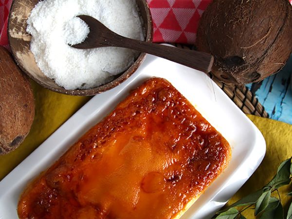 Recept Kokosnötspudding i mikrovågsugnen på 8 minuter