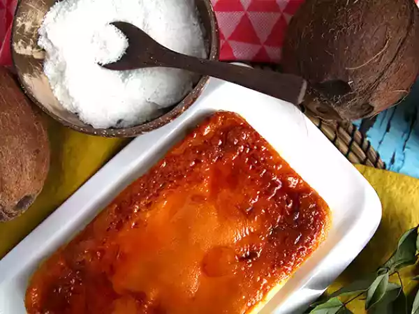 Recept Kokosnötspudding i mikrovågsugnen på 8 minuter