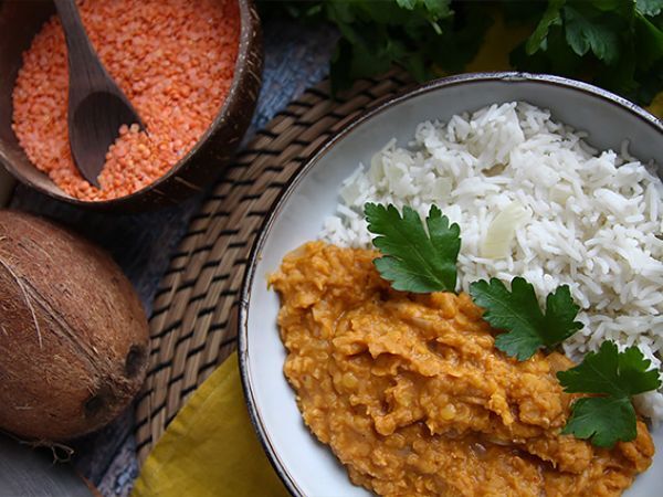 Recept Enkel dahl med korallinser