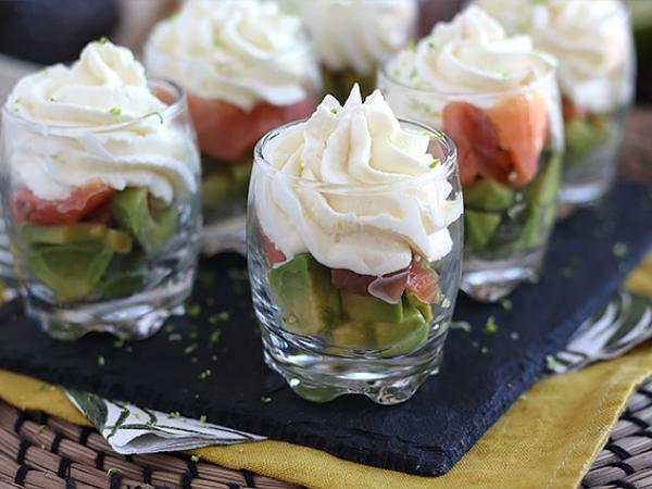 Recept Verriner med rökt lax och avokado