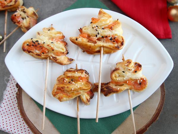 Recept Granar i smördegsbakelse med två sorters lax