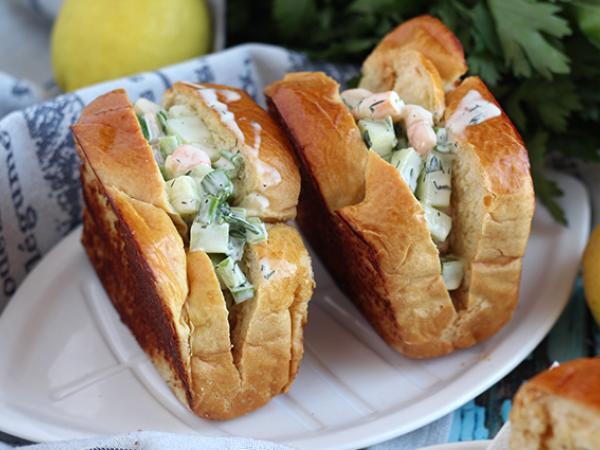 Recept Räkor med brioche (räkor rulle)