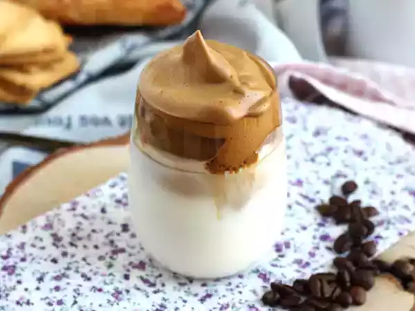 Recept Dalgona kaffemousse