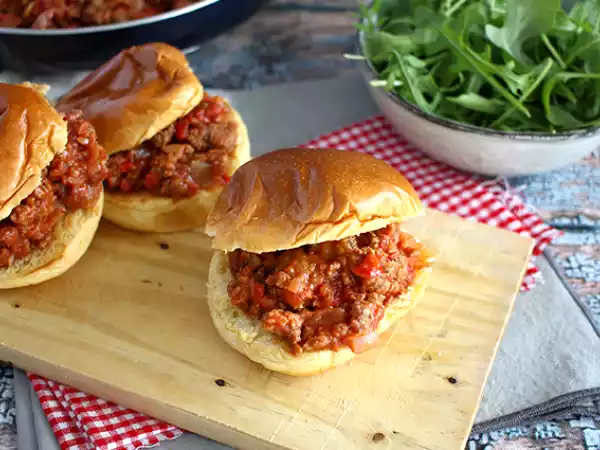 Recept Sloppy joes-stil hamburgare