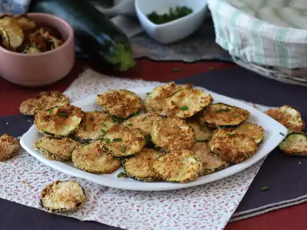 Recept Zucchinichips med air fryer